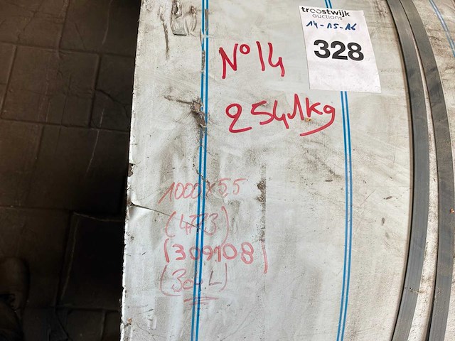 Novacel 304l rvs plaatstaal op rol (3x) - afbeelding 3 van  7