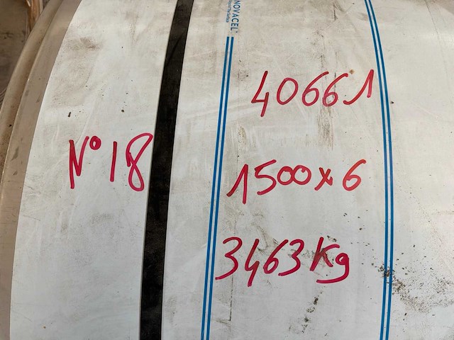 Novacel 304l rvs plaatstaal op rol (3x) - afbeelding 5 van  5