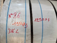 Novacel 316l rvs plaatstaal op rol (2x) - afbeelding 5 van  5