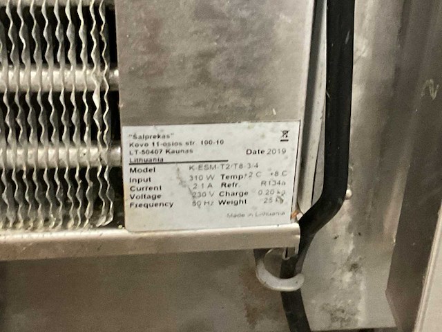 Novameta k-esm-t2/t8-34 koelwerkbank - afbeelding 2 van  9