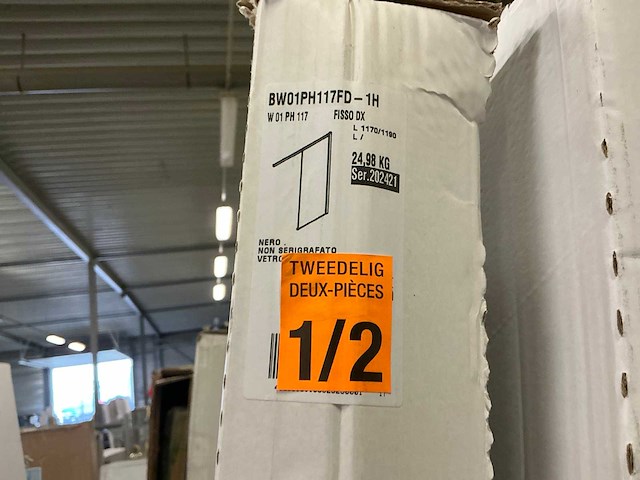 Novellini douchedeur + douchewand - afbeelding 1 van  3