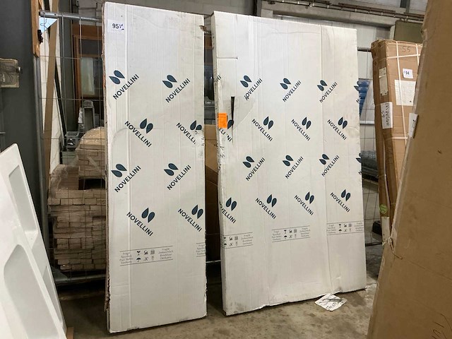 Novellini douchewand (2x) - afbeelding 1 van  3