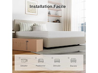 Novilla 7-zone schuimmatras 90x190 cm, 12 cm, ademend afneembaar bekleding wasbaar op 60° - oeko-tex & certipur-us gecertificeerd - afbeelding 5 van  6