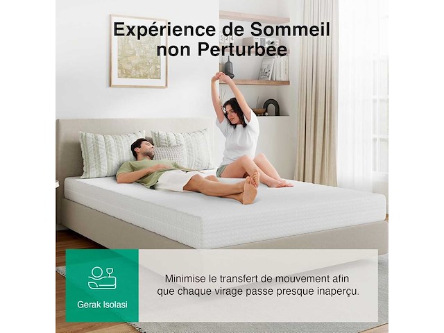 Novilla 7-zone schuimmatras 90x190 cm, 12 cm, ademend afneembaar bekleding wasbaar op 60° - oeko-tex & certipur-us gecertificeerd - afbeelding 6 van  6