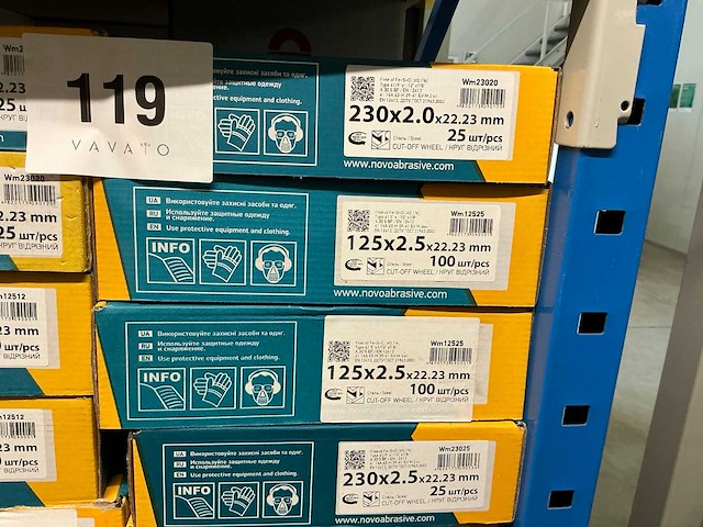 Novo abrasive diverse slijpschijven (1375x) - afbeelding 4 van  5