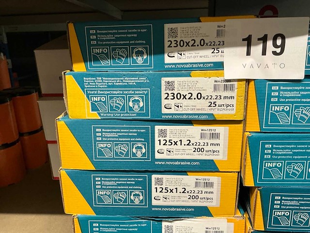 Novo abrasive diverse slijpschijven (1375x) - afbeelding 5 van  5