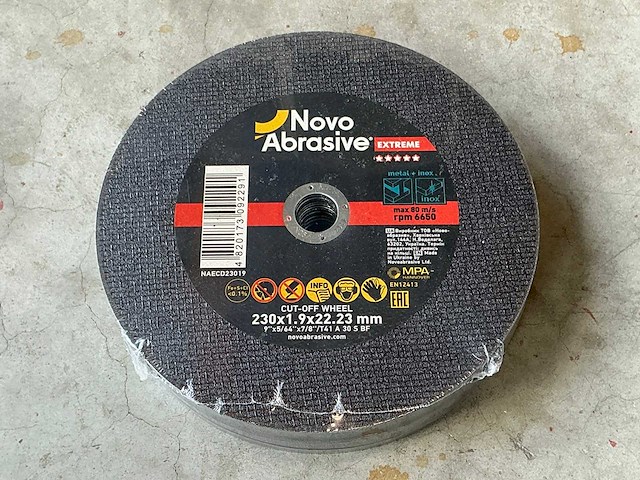 Novo abrasive extreme slijpschijf (375x) - afbeelding 1 van  4