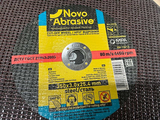 Novo abrasive slijpschijven (3x) - afbeelding 2 van  2
