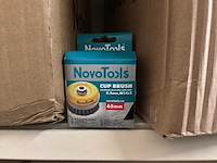 Novotools grote partij ronde stalen borstels - afbeelding 1 van  6