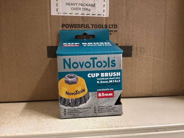 Novotools grote partij ronde stalen borstels - afbeelding 2 van  6