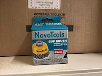 Novotools grote partij ronde stalen borstels - afbeelding 2 van  6