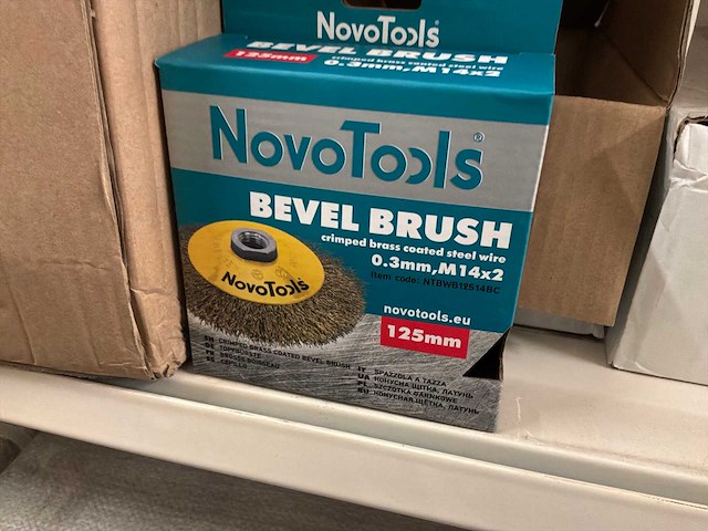 Novotools grote partij ronde stalen borstels - afbeelding 3 van  7