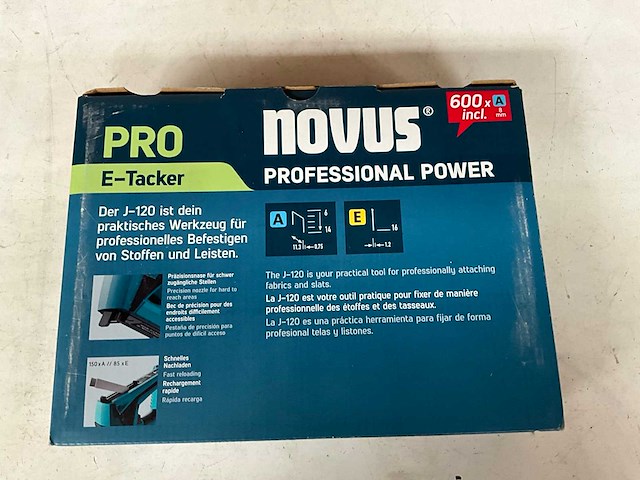 Novus j-120 tacker - afbeelding 3 van  3