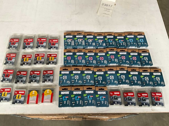 Novus mix kavel nieten voor tacker - afbeelding 1 van  8