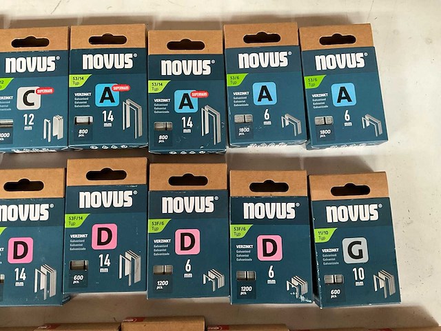 Novus mix kavel nieten voor tacker - afbeelding 3 van  8