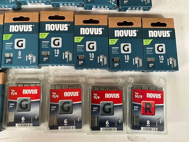 Novus mix kavel nieten voor tacker - afbeelding 4 van  8