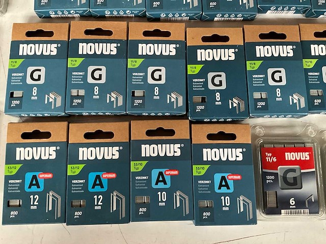 Novus mix kavel nieten voor tacker - afbeelding 5 van  8