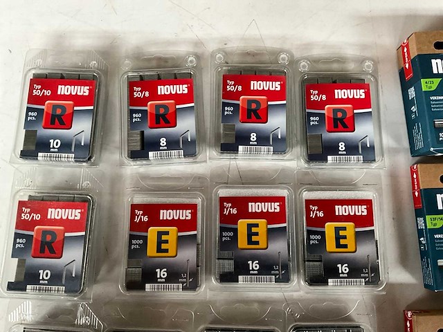Novus mix kavel nieten voor tacker - afbeelding 7 van  8