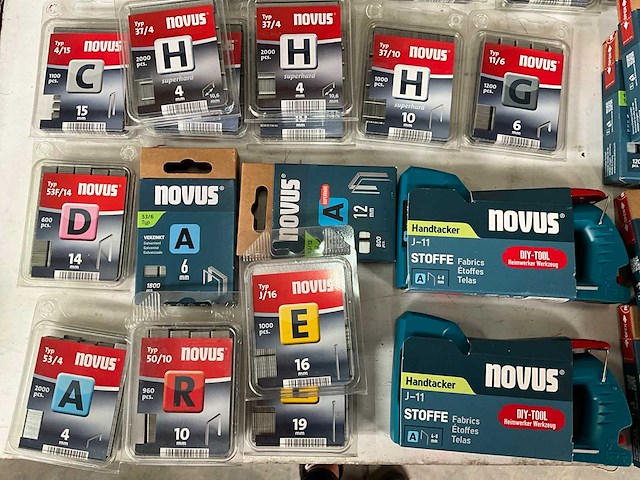 Novus mix kavel nieten voor tackers - afbeelding 3 van  6