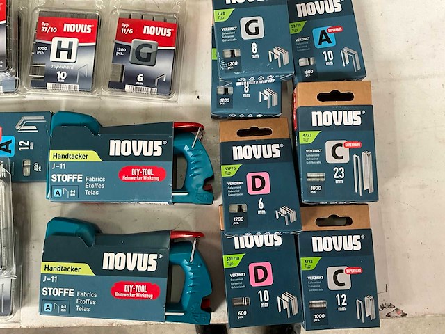 Novus mix kavel nieten voor tackers - afbeelding 4 van  6