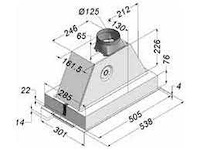 Novy - 874 glassline - afzuigkap - afbeelding 2 van  2