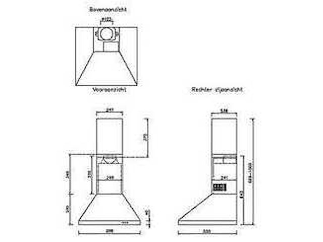 Novy - hr3060 - afzuigkap - afbeelding 2 van  2