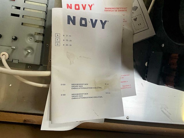 Novy d840 elektronische afzuigkap - afbeelding 5 van  8