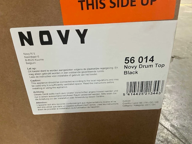 Novy drum top gaskookplaat - afbeelding 4 van  4
