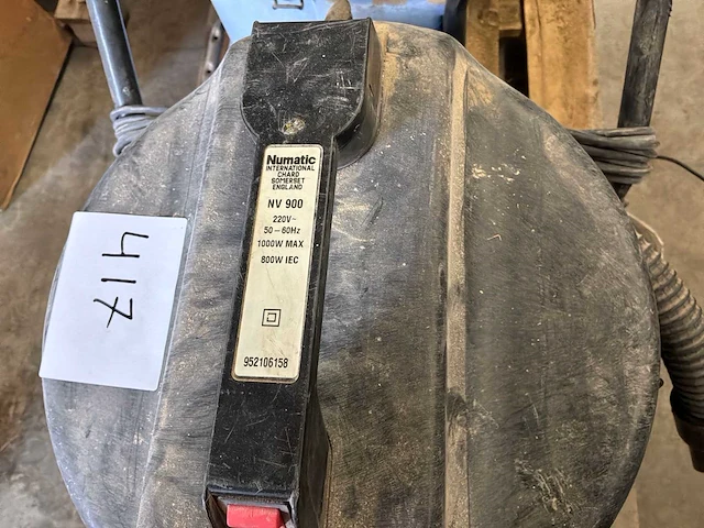 Numatic nv 900 industriële stofzuiger - afbeelding 3 van  3