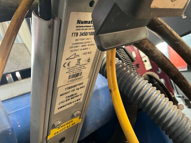 Numatic ttb3450/100s vloerreiniger - afbeelding 9 van  9