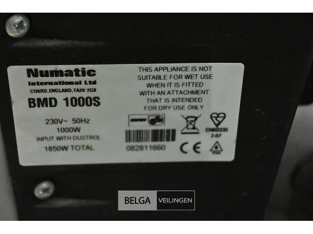 Numatic vloerpoliermachine - afbeelding 5 van  6