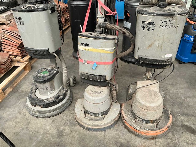 Numatic vloerschuurmachine / boenmachine (3x) - afbeelding 1 van  11