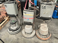 Numatic vloerschuurmachine / boenmachine (3x)