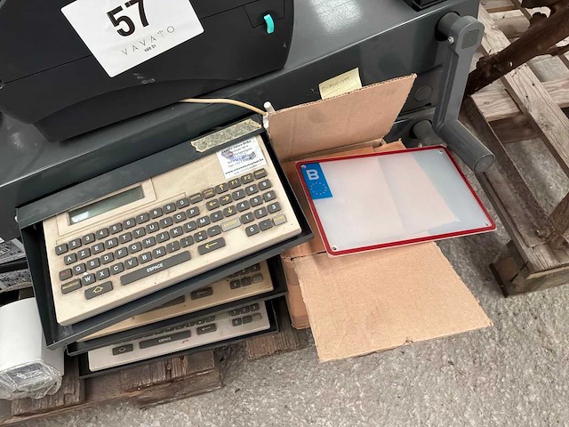 Nummerplaatmachines (3x) - afbeelding 4 van  5