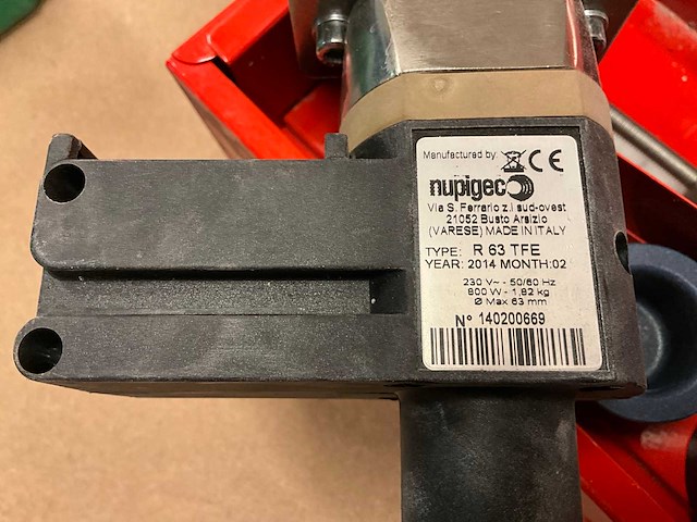 Nupigec r 63 tfe moflasapparaat - afbeelding 3 van  7