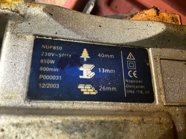 Nupower nup 850 breekhamer - afbeelding 5 van  6