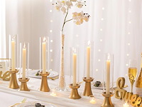 Nuptio orkaan kandelaar goud 6 stuks - afbeelding 4 van  7