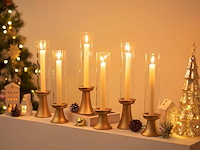 Nuptio orkaan kandelaar goud 6 stuks - afbeelding 5 van  7