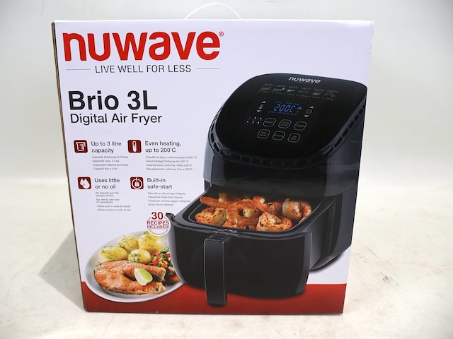 Nuwave brio air fryer 3l - afbeelding 1 van  3