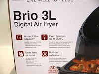 Nuwave brio air fryer 3l - afbeelding 2 van  3