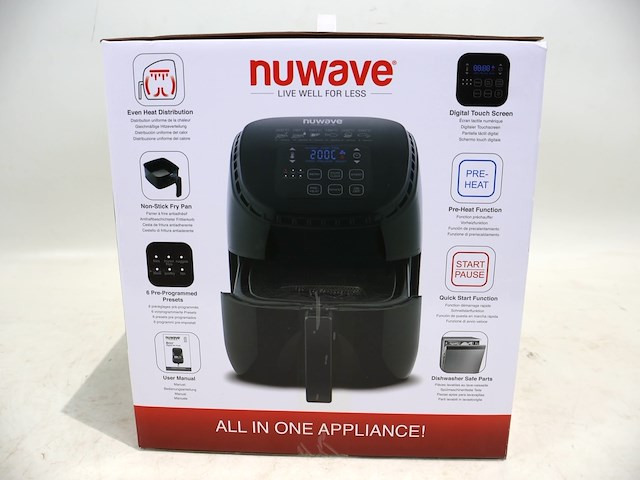Nuwave brio air fryer 3l - afbeelding 3 van  3