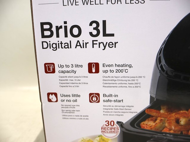 Nuwave brio air fryer 3l - afbeelding 2 van  3