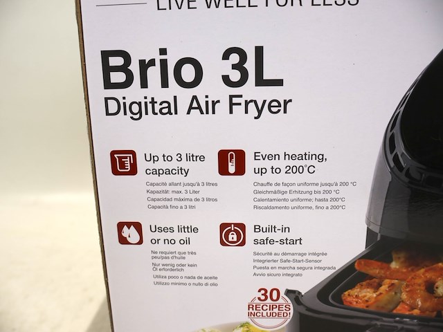 Nuwave brio air fryer 3l - afbeelding 2 van  3