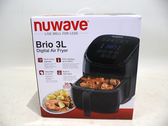 Nuwave brio air fryer 3l - afbeelding 1 van  3