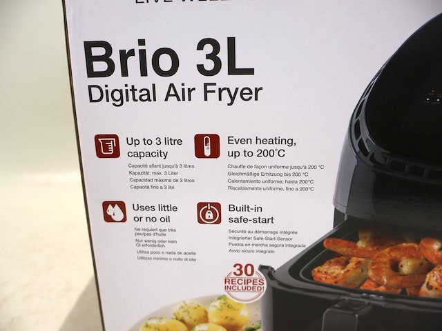 Nuwave brio air fryer 3l - afbeelding 2 van  3
