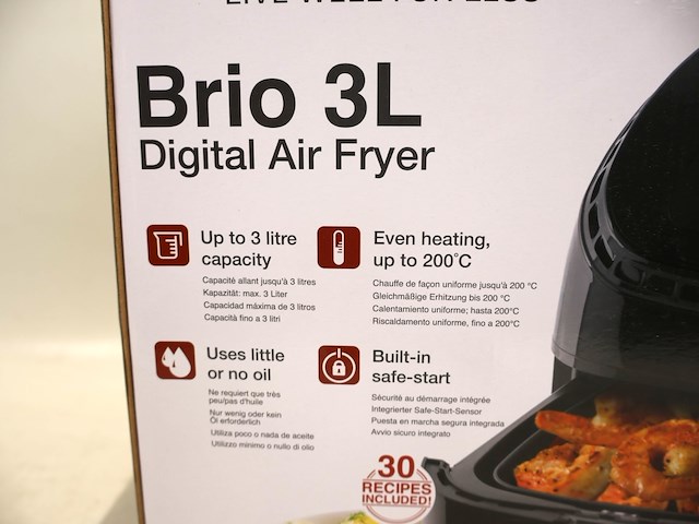 Nuwave brio air fryer 3l - afbeelding 2 van  3