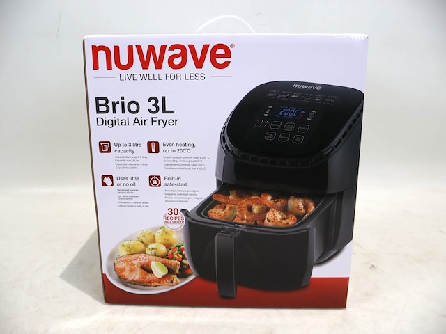 Nuwave brio air fryer 3l - afbeelding 1 van  3