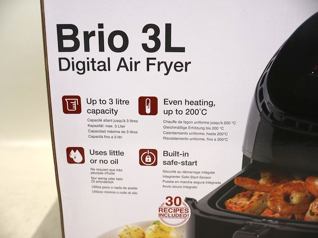Nuwave brio air fryer 3l - afbeelding 2 van  3