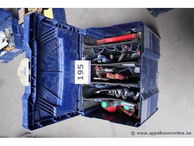 O.a. set handgereedschap - diverse tools koffer - berner - afbeelding 1 van  1