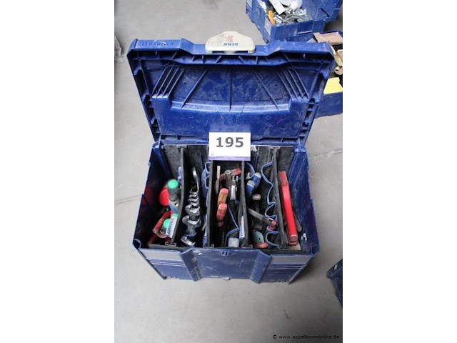 O.a. set handgereedschap - diverse toolskoffer - berner - afbeelding 1 van  1